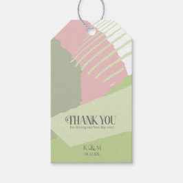 カラーブロック結婚の春ID740 ギフトタグ