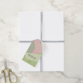 カラーブロック結婚の春ID740 ギフトタグ (より糸付き)