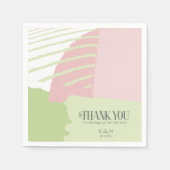 カラーブロック結婚の春ID740 スタンダードカクテルナプキン (正面)