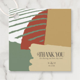 カラーブロック結婚の秋ID740 フェイバータグ