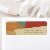 カラーブロック結婚の秋ID740 ラベル (インサイチュ)