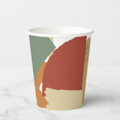 カラーブロック結婚の秋ID740 紙コップ (裏面)