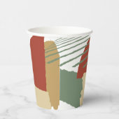 カラーブロック結婚の秋ID740 紙コップ (右)