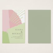 カラーブロック結婚のWebサイト春ID740 (正面&裏面)