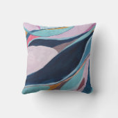 カラーブロック絵画抽象芸術の装飾用クッション クッション (裏面)