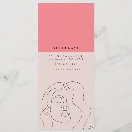 カラーブロック美しい価格表メニュー メニュー (裏面)