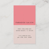 カラーブロック美しい 名刺 (裏面)