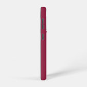 カラーブロック電話ケース（ブラック&ベリーレッド） SAMSUNG GALAXYケース (右側面)