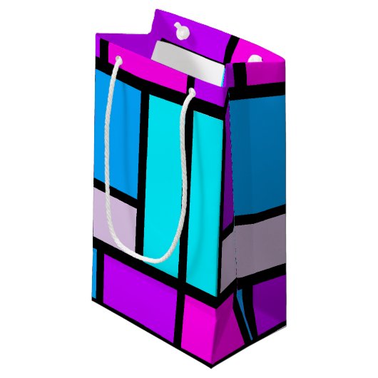 カラーブロック01 スモールペーパーバッグ (正面アングル)