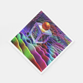 カラーブロック スタンダードランチョンナプキン (角)