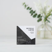 カラーブロック |ボーティシャン |スタイリスト | MUA スクエア名刺 (スタンド正面)