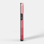 カラーブロック マゼンタピンク 名前入りiPhoneケース iPhoneケース (右側面)