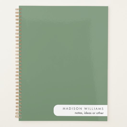 カラーブロック モダン ミニマリスト シンプル プランナー (正面)