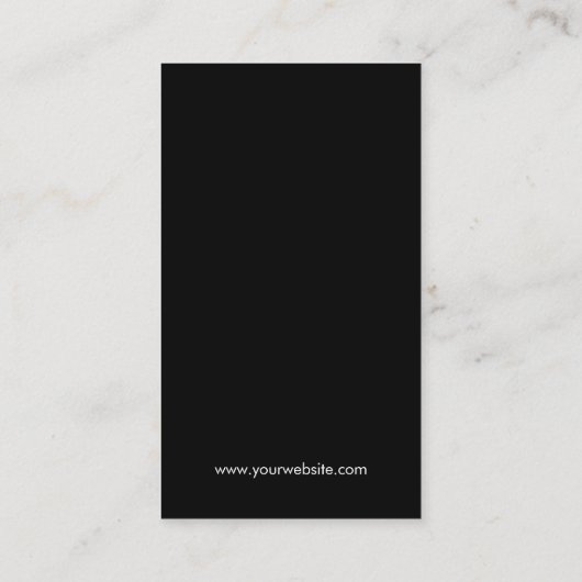 カラーブロック |三角形パターン 名刺 (裏面)