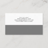 カラーブロック | 幾何学模様 | 企業の 名刺 (裏面)