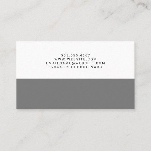 カラーブロック | 幾何学模様 | 企業の 名刺 (裏面)