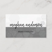 カラーブロック | 幾何学模様 | 企業の 名刺 (正面)