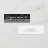 カラーブロック |石 スキニー名刺 (正面/裏面)