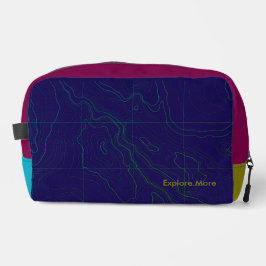 カラーブロック Explore More ディティバッグ ドップキット