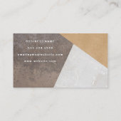 カラーブロック | Stone Metal紙 名刺 (裏面)