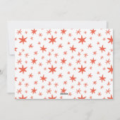 カラーブロッメリークされたメリーMERRYクリスマスカード シーズンカード (裏面)