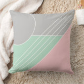 カラーブロッモダンクガーリーミニマスタイリッシュリスト クッション (ブランケット)