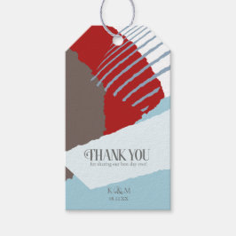 カラーブロ結婚ックの冬ID740 ギフトタグ