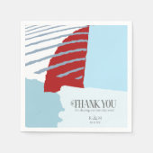 カラーブロ結婚ックの冬ID740 スタンダードカクテルナプキン (正面)