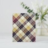 カラープレイドスクラップブックの背景紙 (スタンド正面)