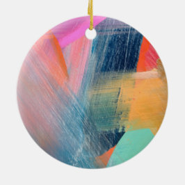 カラープレイド セラミックオーナメント