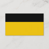 カラーヘッダー – 黒とオレンジ 名刺 (裏面)