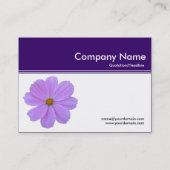 カラーヘッダーIII v2 -深い紫 – 紫コスモス 名刺 (裏面)