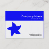 カラーヘッダーIII v2 – 青 – 回転星 名刺 (裏面)