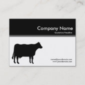 カラーヘッダーIII v2 – 黒 – 牛 名刺 (裏面)