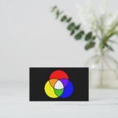 カラーベン図 名刺 (スタンド正面)