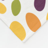 カラーペブルパターン フリースブランケット (角)