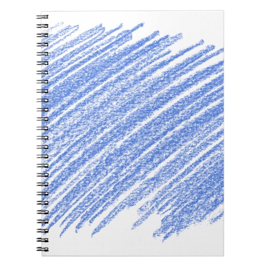 カラーペンシルのスクラッチのハッチング ノートブック (正面)