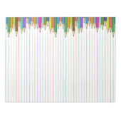 カラーペンシル紙 ノートパッド (正面)