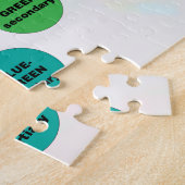 カラーホイールのパズル ジグソーパズル (側面)