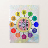 カラーホイールのパズル ジグソーパズル (縦)