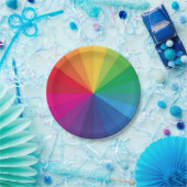 カラーホイールの芸術家 ペーパープレート (パーティー)