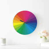 カラーホイール壁時計 ラージ壁時計 (ホーム)