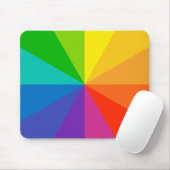 カラーホイール理論スクールサイエンスhue disk light r マウスパッド (マウス)