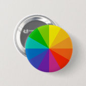 カラーホイール理論スクールサイエンスhue disk light r 缶バッジ (正面&裏面)