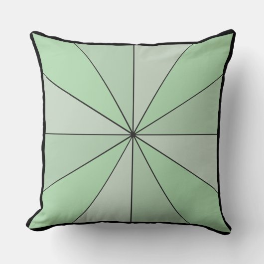 カラーホイール2インチ1グリーンブラック クッション (正面)