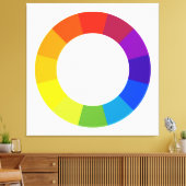 カラーホイール キャンバスプリント (インサイチュ (リビング))