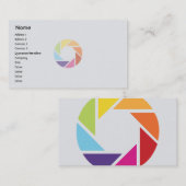 カラーホイール-ビジネス 名刺 (正面/裏面)