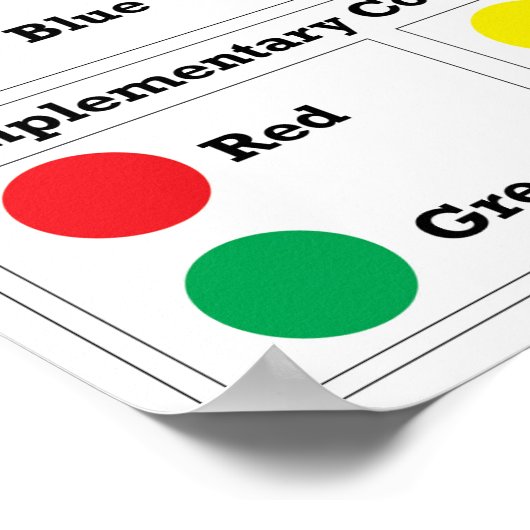 カラーホイール ポスター (角)