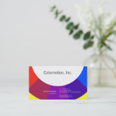 カラーホイール 名刺 (スタンド正面)