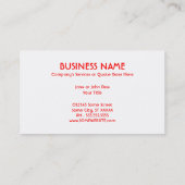 カラーホイール 名刺 (裏面)